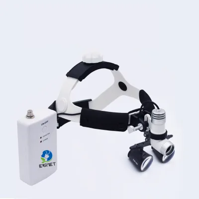 EUR VET 2.5X 3.5X Galilean Surgical Loupe 340/420/500mm Working Distance Metal Frame Magnifier for Dental Use