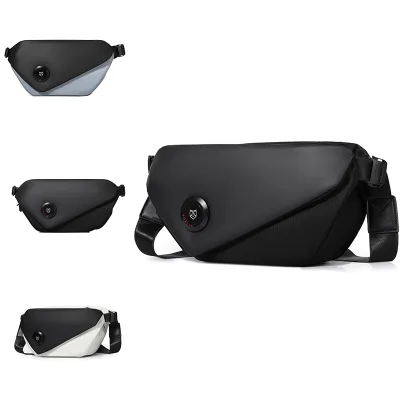 Latest Design Pu Cross Body Bag Support Custom logo Multifunctional Waterproof Lightweight Fashion Unisex Bag