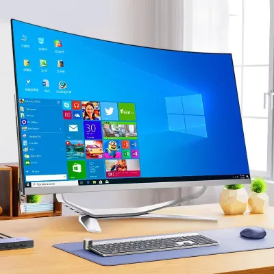 All in One Gaming Pc Intel Processors Core I7 16gb+512gb Oem Curve Computer Student and Company All in One Pc