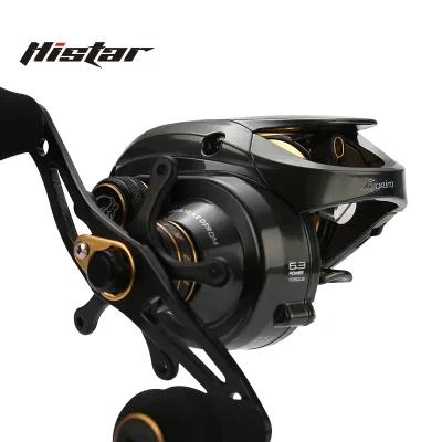 Histar Wholesale New Low Profile Design Long Casting 10+1 BB Carbon Fiber Metal Body Baitcasting Fishing Reel