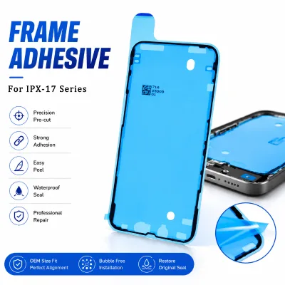 10pcs Factory Supply Frame Adhesive for iPhone XR XS 11 12 13 14 15 16 17 Pro Max Plus Mini LCD Screen Strong Bond Repair Parts