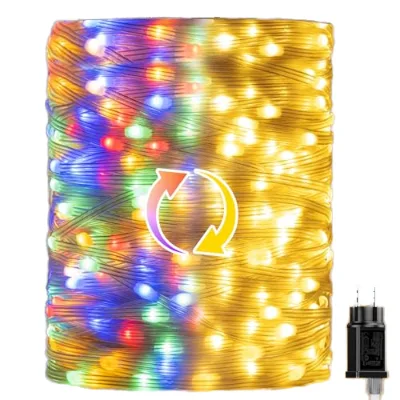 Wholesale Color Changing Leather Wire Light Christmas Fairy Waterproof String Lights Remote for Outdoor Indoor Garden Camping