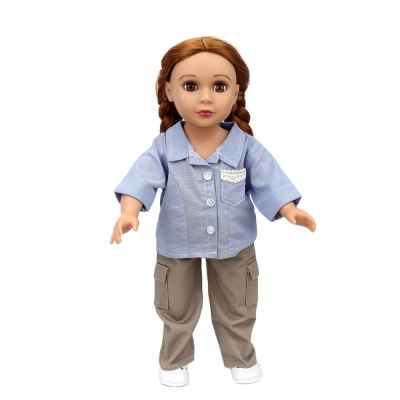 Factory Custom 18 Inch Vinyl Girl Doll Educational South Africa Doll