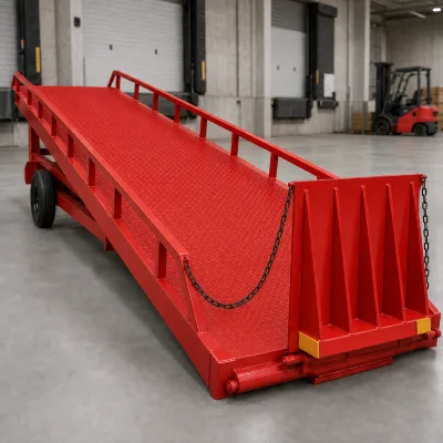 Split Foldable Ramp Warehouse Mobile Dock Ramp for Safe and Easy Cargo Transfer