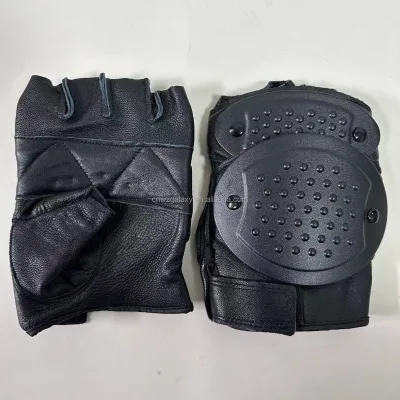 Reinforced Safety Tactical Outdoor Work Gloves Open Finger Design Breathable Lining for Outdoor Activities Daily Work Protection