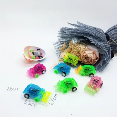 Hot Sale Mini Racing Car Toy for Kids 5-7 Years Multi-Color Transparent Pull Back Classic Capsule Toy
