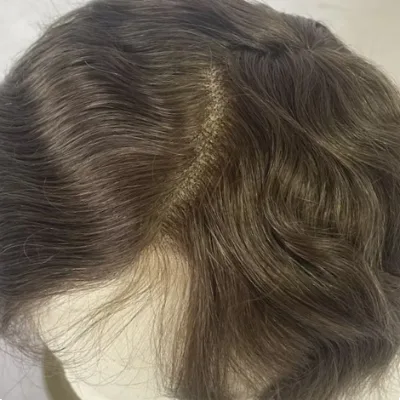 Wholesale Swiss Lace 100% Human Hair Toupee,men's Wig,protesis Capilar Hair Replacement System Factory Price