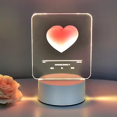 Creative Acrylic Cartoon LED Night Light for Children Gift 3D Desk Lamp & Bedside Lamp