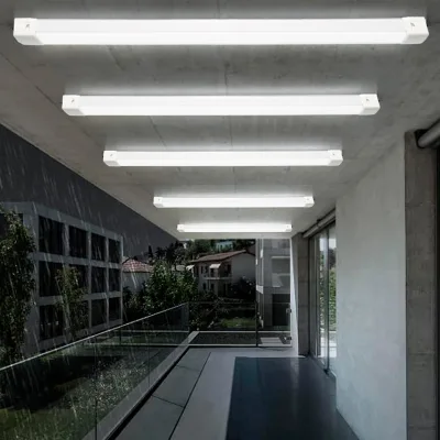 5years Warranty 4FT Aluminum Vapor Light 40W 3CCT 3Power Tunable IP65 Triproof LED Linear Strip Lights for Garage Corridor