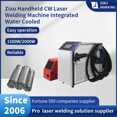 Handheld CW Laser Welding Machine 1500W 2000W Integrated Water Cooled for Rust Removal and Thin Plate Cutting