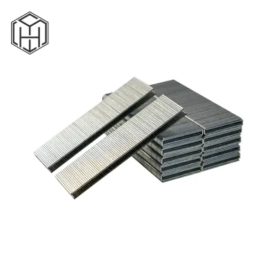 OEM Supplier 21GA 4K Series Steel Finish Nail Furniture Staples 416K-425K Grapas for Construction Pallet Woodworking Staples