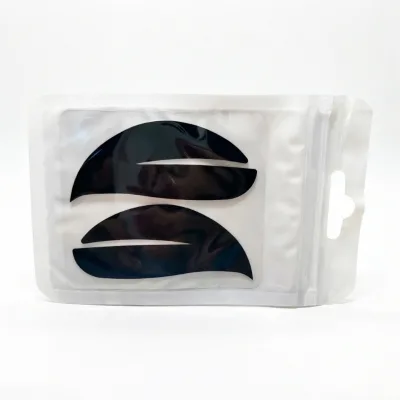 Wholesale Reusable Black UV Protective Silicone Under Eye Sheet Patches for Eyelash Extensions