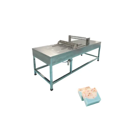 China Automatic Wire Soap Cutting Machine Pneumatic Strip Bar Block Trimming Device for Manufacturing Plants
