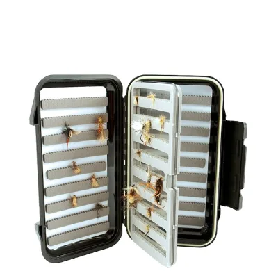 MHB59 Series 170mm X 110mm X 45mm Durable Acrylic Fly Box With Leaf