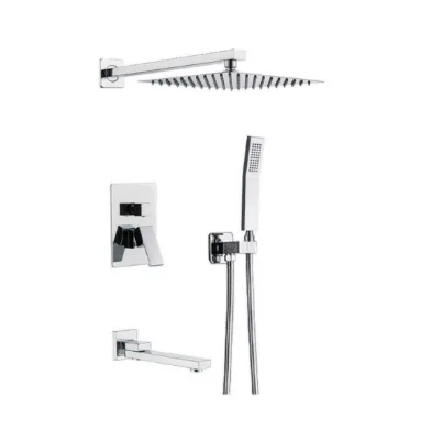 OEM ODM High Quality Brass Concealed Wall Celling Rain Mounted Entry Type Shower Set
