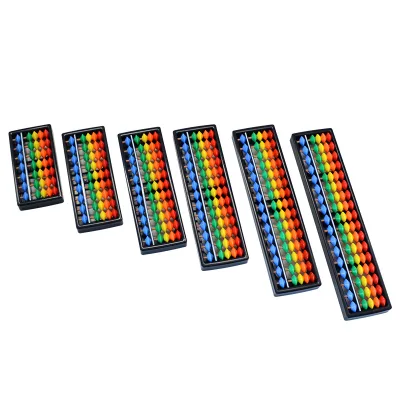New Plastic Standard Abacus 7/9/11/13/15/17 Digits Math Kid Learning Arithmetic Toy Montessori Toys Abacus