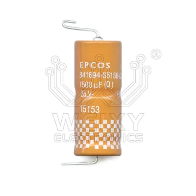 EPCOS B41694-S5158-Q2 25V 1500uf capacitor use for automotive