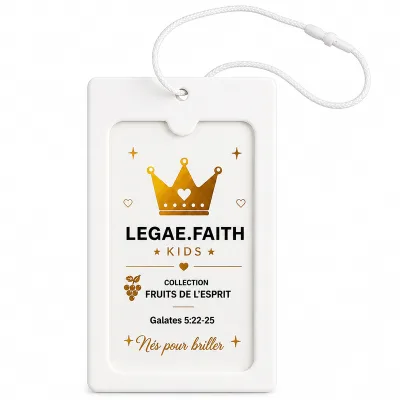 In Stock Custom Wholesale Factory Price Low MOQ Clear PVC Hang Tag ID Card with String for Luggage Bag Clothing