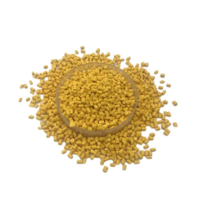 Bright Color Food Grade Absorbing  Yellow Plastic Master Batch