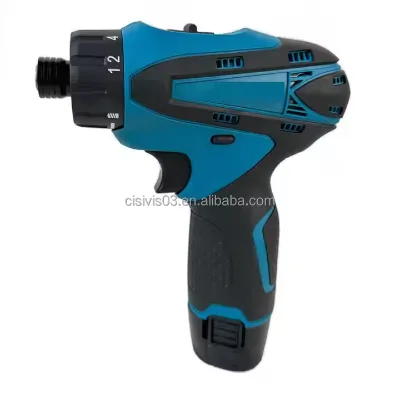 Cisivis 12V Cordless Screwdriver Set Durable Fastening Brush Electric Screwdriver