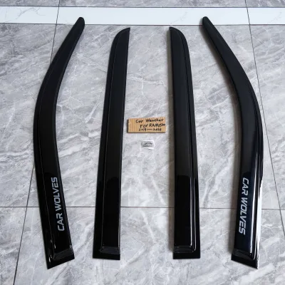 Stick on Rain Guards Window Visors for 2019 2026 Dodge Ram 1500 Crew Cab Truck Accessories