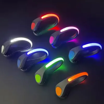 Hot Selling Night Running Light up Flashing Led Shoe Clip Light