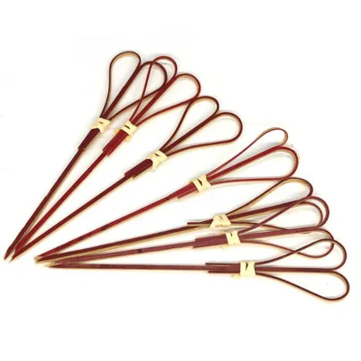 Cheap Price Eco-Friendly Heart Skewer Multifunction Bamboo Stick for Kitchen Party Tableware