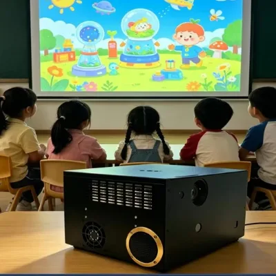 Interactive Holographic Projector All-in-one Machine, Augmented Reality Educational Interactive Projector 4K HD 1920*1080