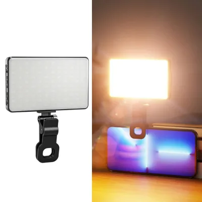 Camera Light Mobile Phone Tablet Clip Fill Light Selfie Live Camera Portable Camera Lighting