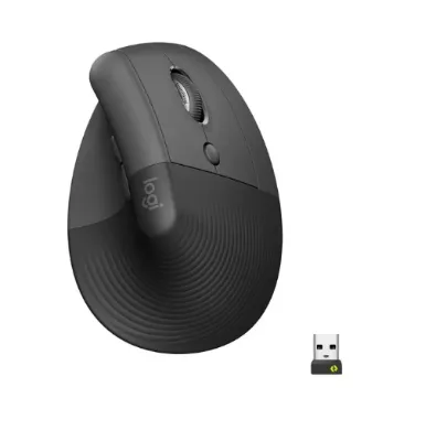 Logitech Lift Vertical Ergonomic Mouse,2.4 GHz,4000 Dpi,Brand New