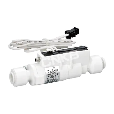 CNKB High Quality 1/4'' Quick Fitting Food Grade Plastic Solenoid Valve Water Flow Switch