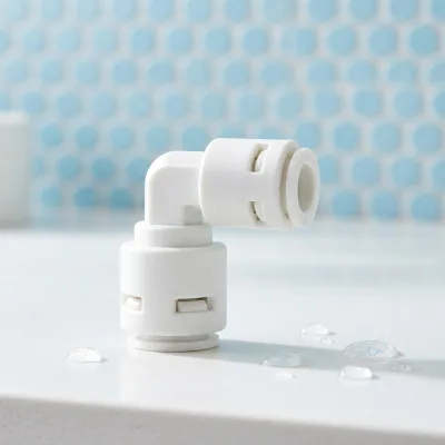 Bruotel Manual Water Filter Purifier Accessory 3/8" to 1/4" Elbow Quick Connection
