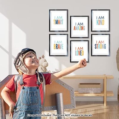 Paintings and Wall Arts Colorful Inspirational Wall Art for Kids Bedroom Decor