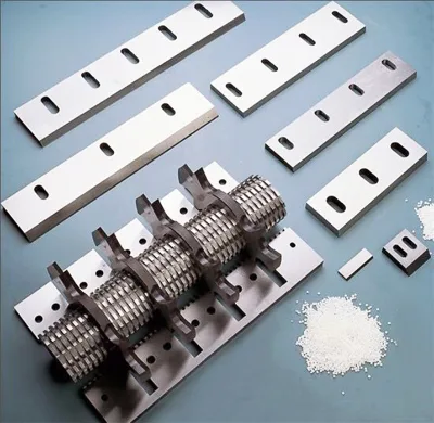 145*145*20mm Shredder Blade Industrial Rotary Knife for Zerma Single Shaft Waste Recycling Machine Crusher Blade