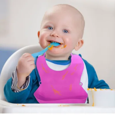 PRODIGY FB001 Waterproof Adjustable Non-Toxic Food-Grade 290x230mm Neck Band with Easy-Clean Pouch Catcher