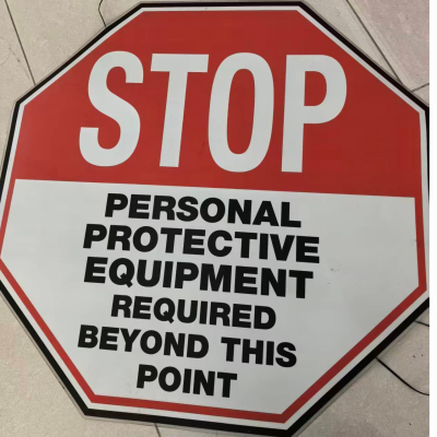 Flexible EL Panel Traffic Signs for Road Safety Warning Sign Outdoor Use with Waterproof and UV protection