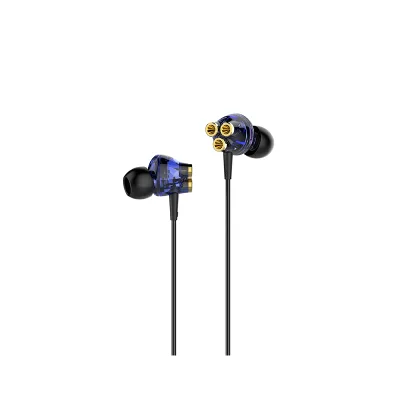 High Quality Six Speaker Drivers 3.5mm Jack Headphone Stereo HI-FI Sound Bass in Ear Wired Earphone for Singer