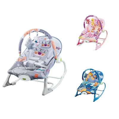 Multi-Functional Electric Baby Bouncer and Rocker Comfortable Swing Cradle Vibration Soothing Recliner Baby Rocking Chair