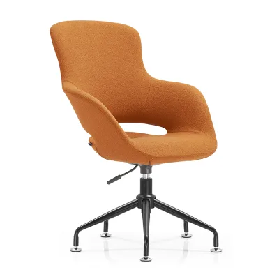 Senlan YTA-011B Modern Executive Ergonomic Fabric Office Chair with Adjustable Height Swivel Base Metal Frame-Comfortable Luxury