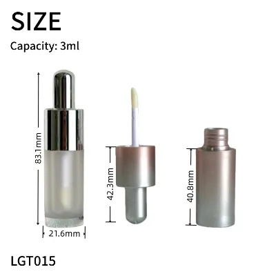 Lip Gloss Tubes with Small Applicators Lip Oil Tubes Cosmetic Packaging Containers Empty Lip Gloss Tubes and Refill Bottles