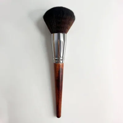 Single Makeup Brush Wooden Handle Synthetic Fibre Beauty Tool for Blush Contour Makeup Concealer Friendly