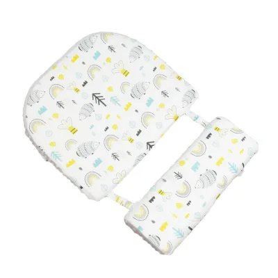 Baby Feeding Nursing Pillow Comfy Minky Dot Memory Foam Non Slip Baby Feeding Pillow