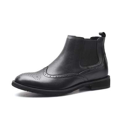 CF Good Quality and Cheap Men Boot Shoes Fashion Height Increasing 6cm chelsea Boots Men
