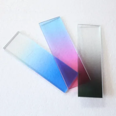 6+6mm Ribbed Gradient Moru Glass Colorful PVB Laminated Wavy Patterned Tempered Glass for Outdoor Staircase Bathroom Industrial