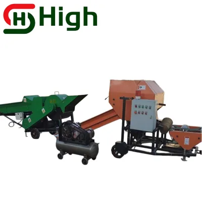 Multifunctional Round Bale Packing Machine with Conveyor Device for Straw Wheat Stalk Hay Wrapping Equipment