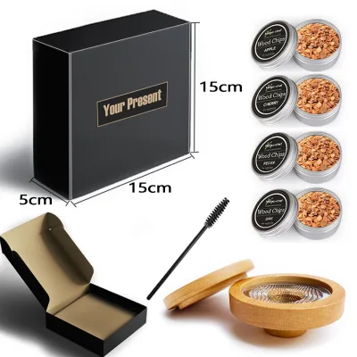 Old Fashioned Cocktail Smoker Kit with Torch and Wood Chips Perfect Gift for Bar Tools Enthusiasts