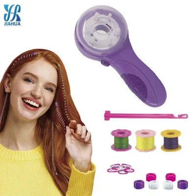 JH Beauty Fashion Salon Toy Electric Easy DIY Automatic Hair Decoration Hairstyle Braider Tool Toys