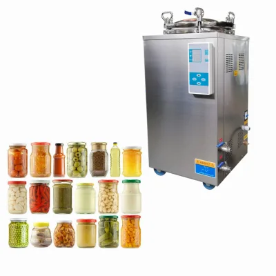 Glass Jar Retort Sterilizer Automatic 150 Liter Autoclave Sterilization Equipment