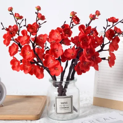 Short Plums Home Furnishings Photo Props for Christmas Thanksgiving New Year Spring Festival Weddings-Simulated Dlowers