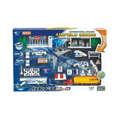 EPT Die Cast Toy Plane Toy Airport Airfield Play Set for Sale